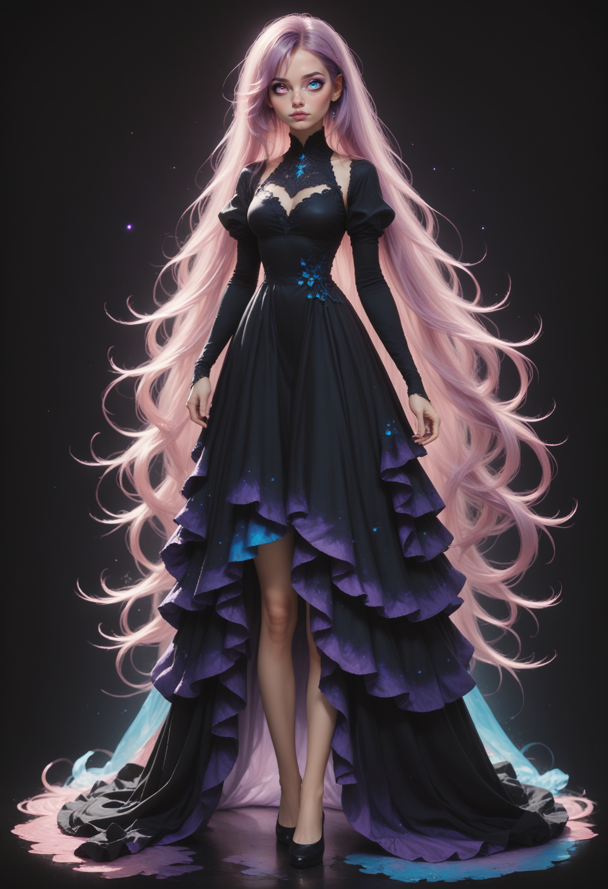 00009-12348-score_9, score_8_up, score_7_up,__1girl, solo, full body, purple hair, very long hair, black dress, blue eyes, heterochromia, ri.png